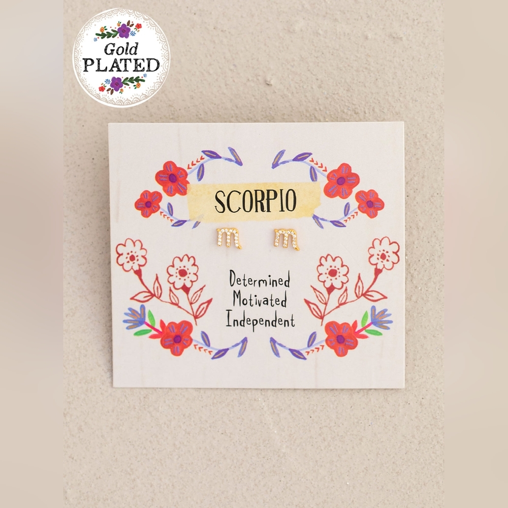 Zodiac Perfect Tiny Stud Earrings
